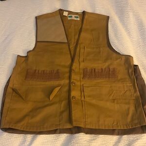 VINTAGE,  hunting vest, large, water proof game pocket, new condition